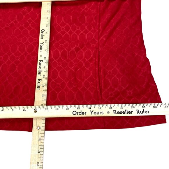 Croft Barrow Womens Fleece Vest Zip Mock Neck Size XL  Red -Retail: $36 - Picture 7 of 11